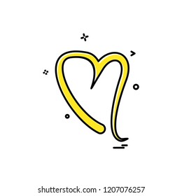 Hearts icon design vector