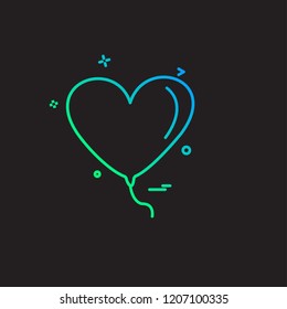 Hearts icon design vector