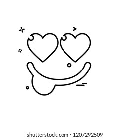 Hearts icon design vector
