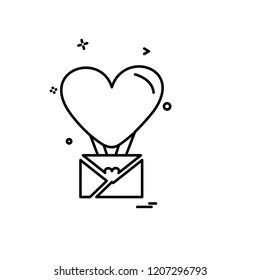 Hearts icon design vector