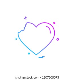 Hearts icon design vector 