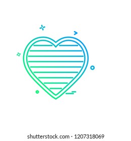 Hearts icon design vector