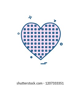 Hearts icon design vector
