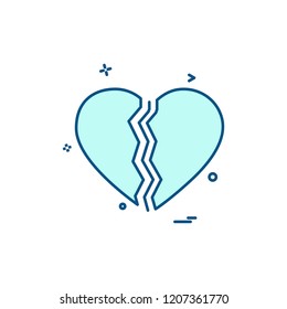 Hearts icon design vector 