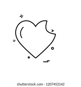 Hearts icon design vector
