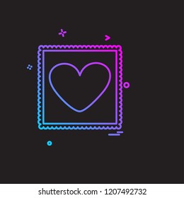 Hearts icon design vector