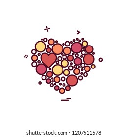 Hearts icon design vector