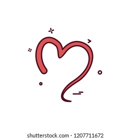 Hearts icon design vector