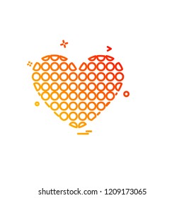 Hearts icon design vector