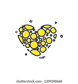 Hearts icon design vector