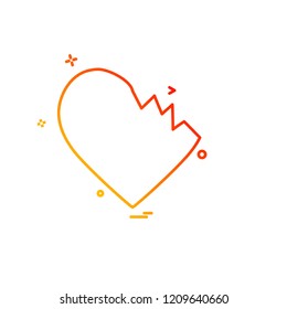 Hearts icon design vector