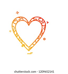 Hearts icon design vector