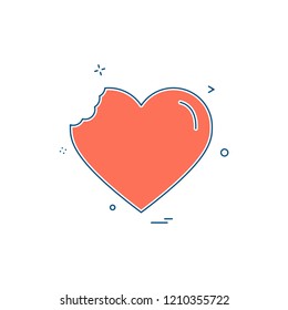 Hearts icon design vector 