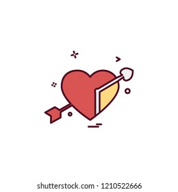 Hearts icon design vector