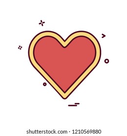 Hearts icon design vector