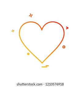 Hearts icon design vector