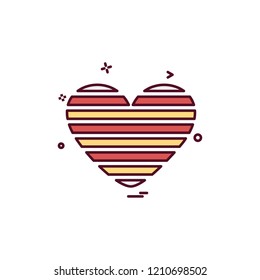 Hearts icon design vector