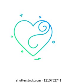 Hearts icon design vector