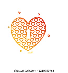 Hearts icon design vector