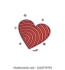Hearts icon design vector