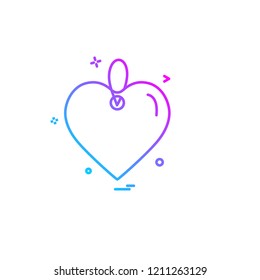 Hearts icon design vector