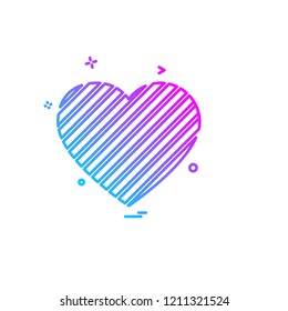 Hearts icon design vector