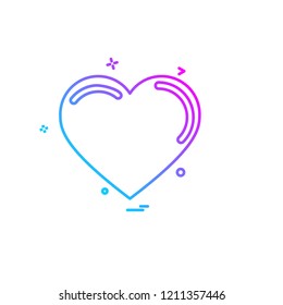 Hearts icon design vector