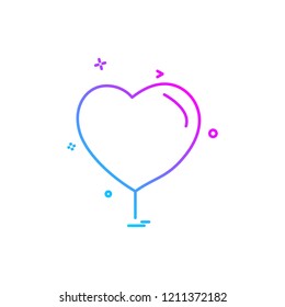 Hearts icon design vector 