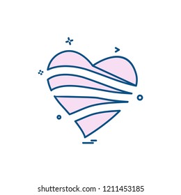 Hearts icon design vector