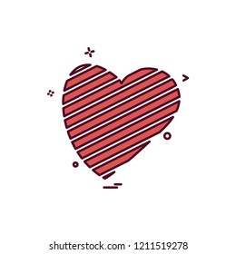 Hearts icon design vector