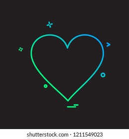 Hearts icon design vector