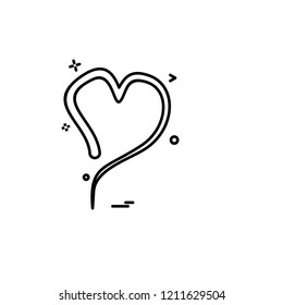 Hearts icon design vector