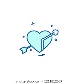 Hearts icon design vector