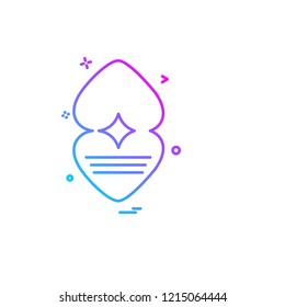 Hearts icon design vector