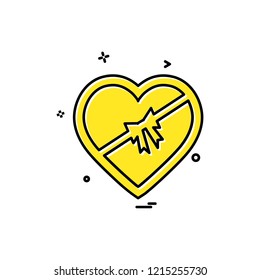 Hearts icon design vector