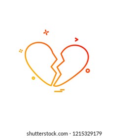 Hearts icon design vector