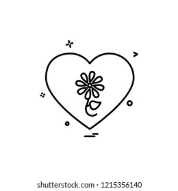 Hearts icon design vector 