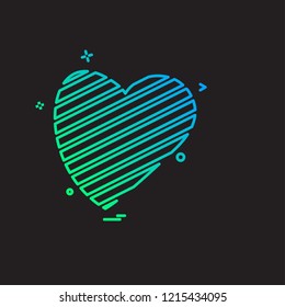 Hearts icon design vector