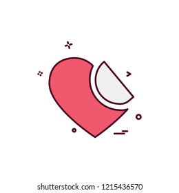 Hearts icon design vector 