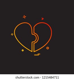 Hearts icon design vector