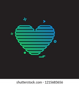 Hearts icon design vector