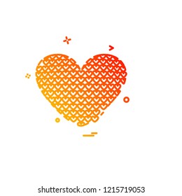 Hearts icon design vector