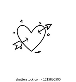 Hearts icon design vector