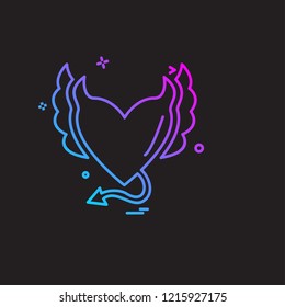 Hearts icon design vector