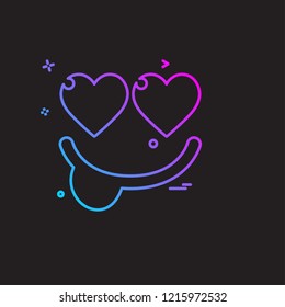 Hearts icon design vector