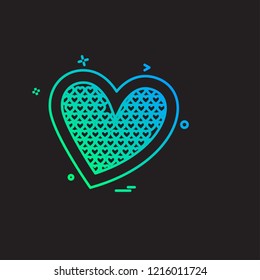 Hearts icon design vector