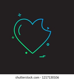 Hearts icon design vector