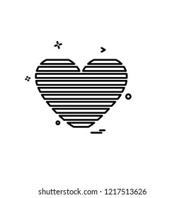 Hearts icon design vector
