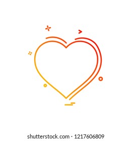 Hearts icon design vector 