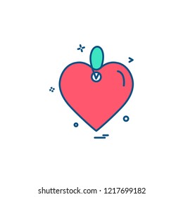 Hearts icon design vector